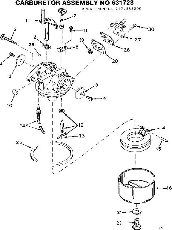 CARBURETOR ASSEMBLY