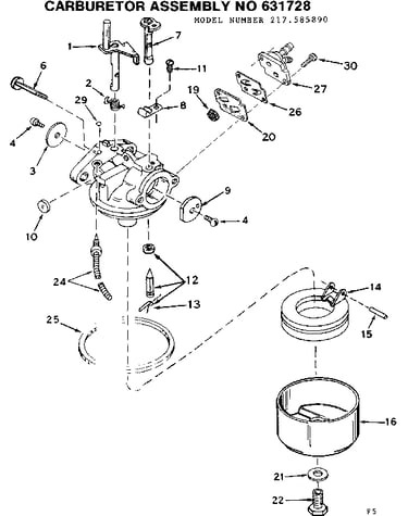 Carburetor assembly