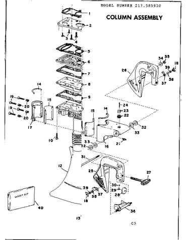 Column assembly