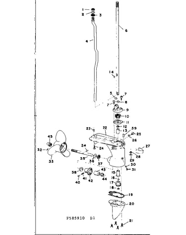 Gear housing assembly