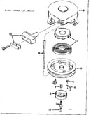 Rewind starter assembly no. 590420