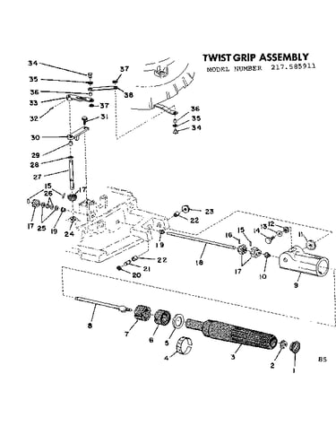 Twist grip assembly