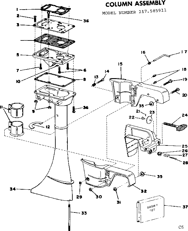 Column assembly