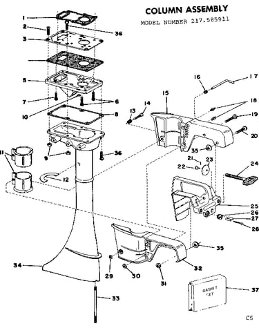 Column assembly