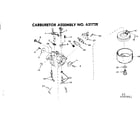 Craftsman 217585911 carburetor assembly diagram