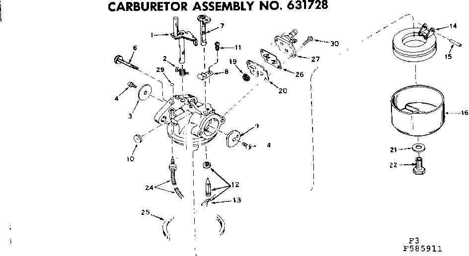 Carburetor assembly