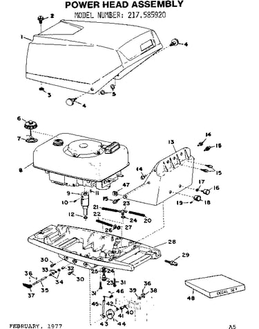 Power head assembly
