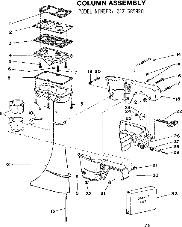 COLUMN ASSEMBLY