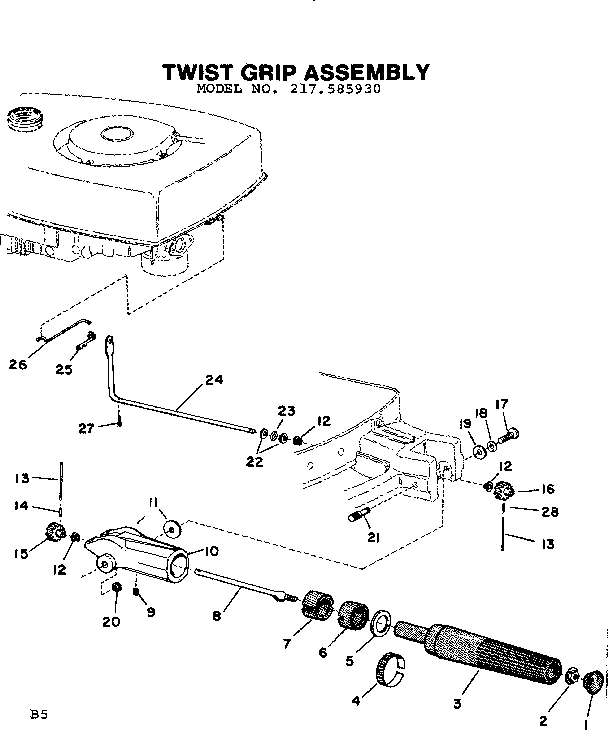 Twist grip assembly