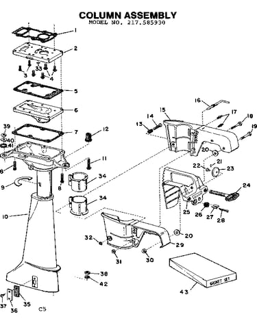 Column assembly