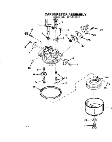 Carburetor assembly
