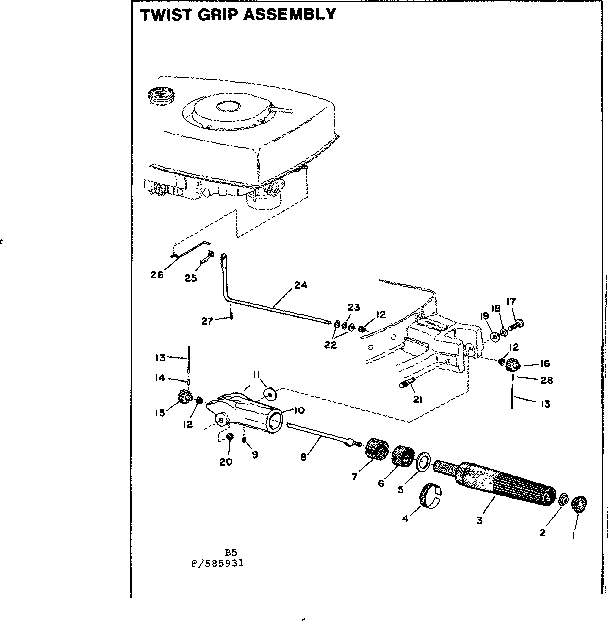 Twist grip assembly