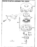 Rewind starter assembly