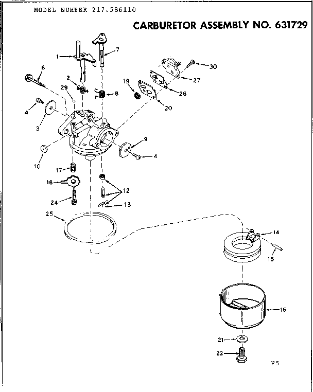 Carburetor assembly