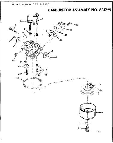 Carburetor assembly