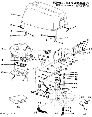Power head assembly