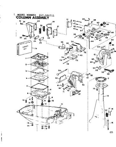 Column assembly