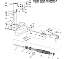 Craftsman 217586120 twist grip assembly diagram