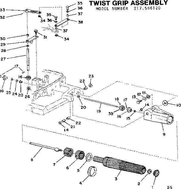 Twist grip assembly
