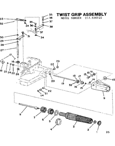 Twist grip assembly
