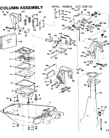 Column assembly