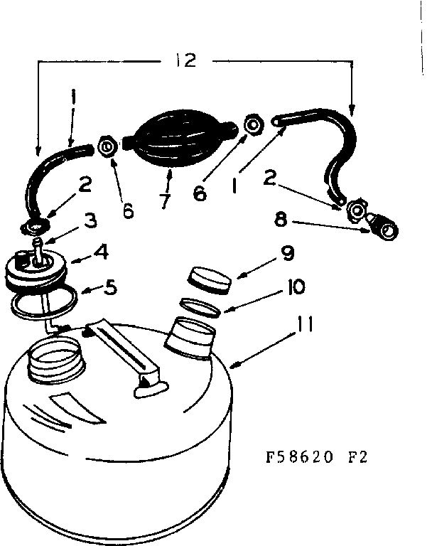Optional gas tank assembly