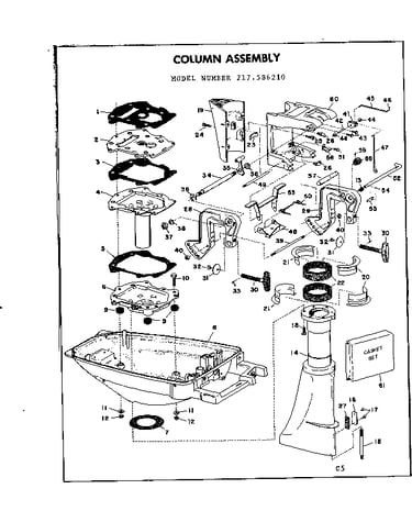 Column assembly