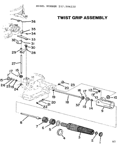 Twist grip assembly
