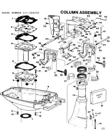 Column assembly