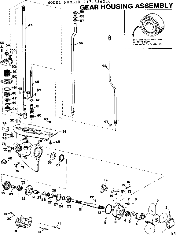 GEAR HOUSING ASSEMBLY