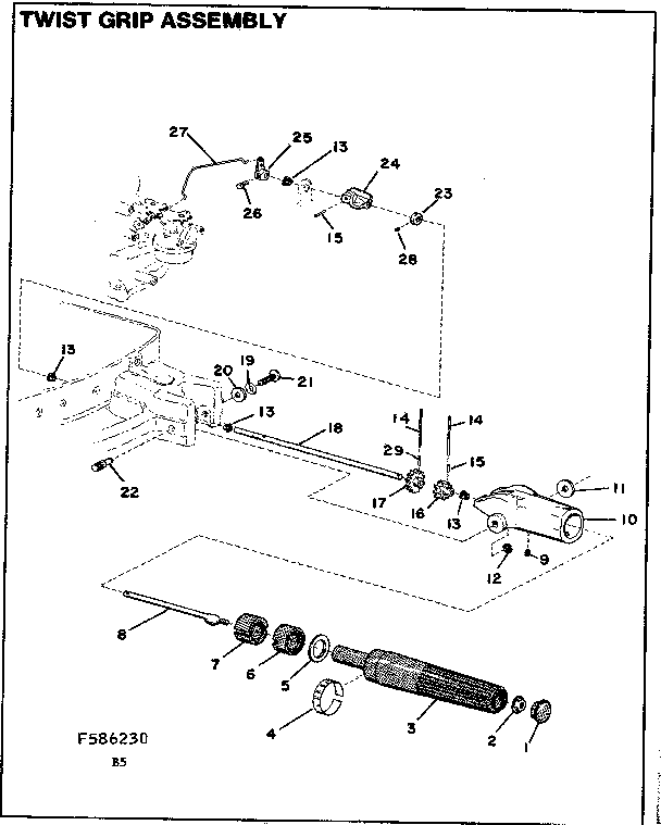 Twist grip assembly