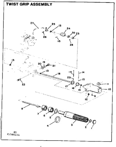Twist grip assembly