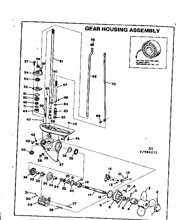 GEAR HOUSING ASSEMBLY