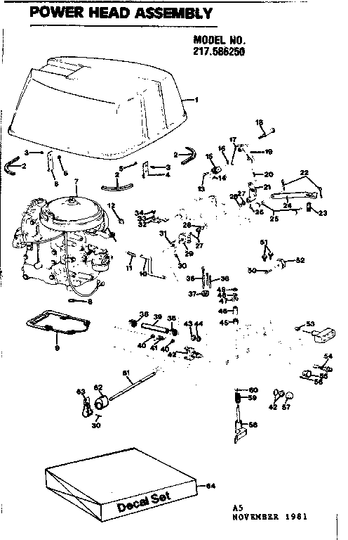Power head assembly
