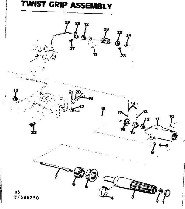 Twist grip assembly