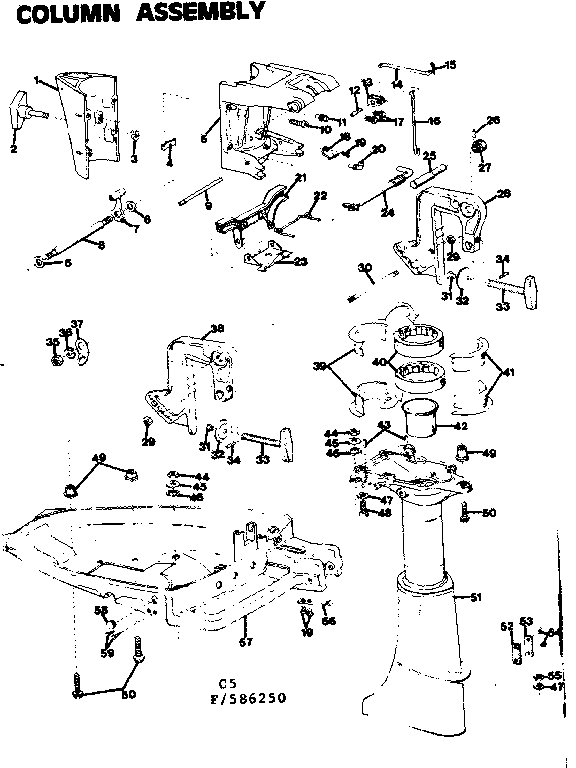 Column assembly