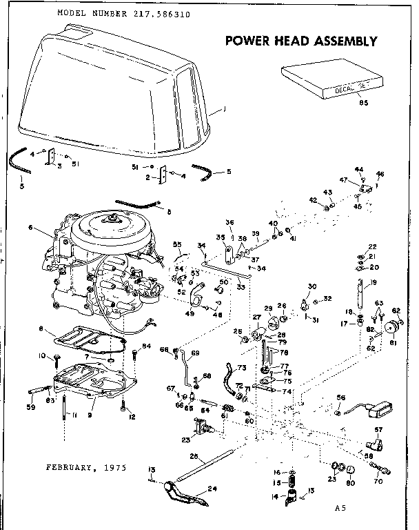 Power head assembly