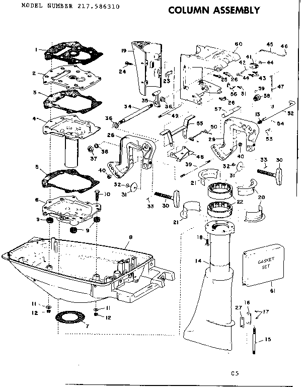 Column assembly