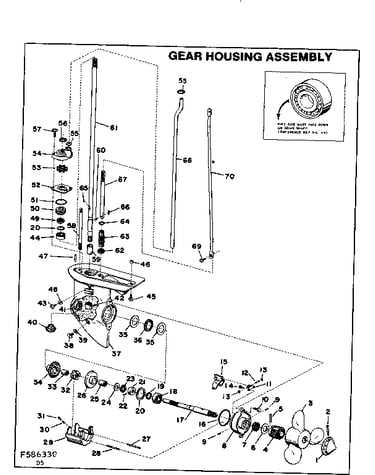 Gear housing assembly