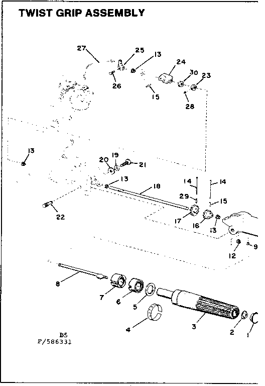 Twist grip assembly