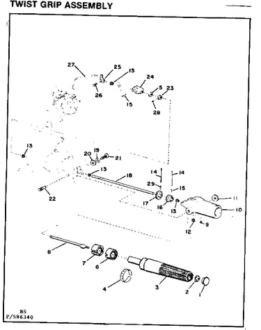 Twist grip assembly