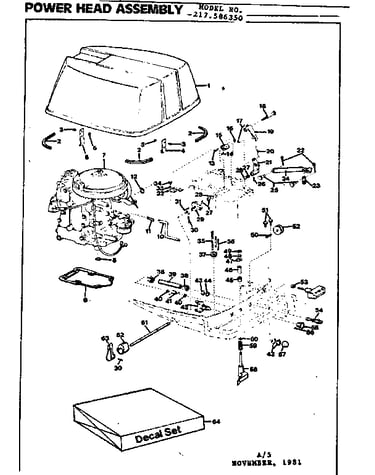 Power head assembly