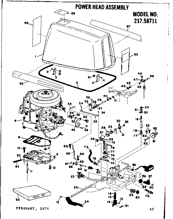 Power head assembly
