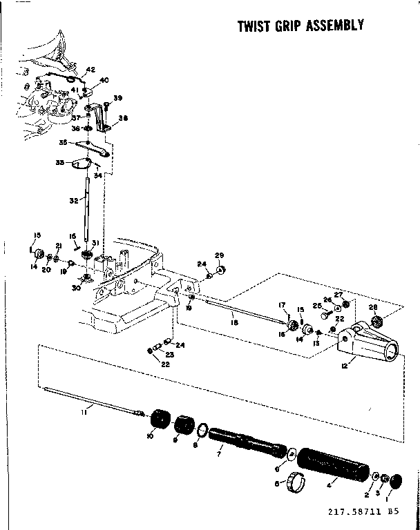 Twist grip assembly