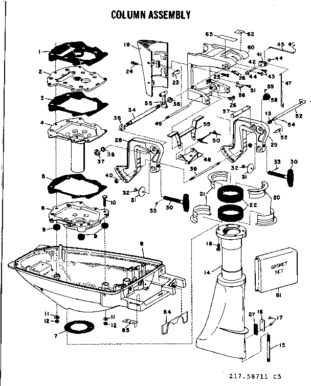 Column assembly