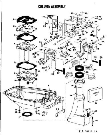 Column assembly