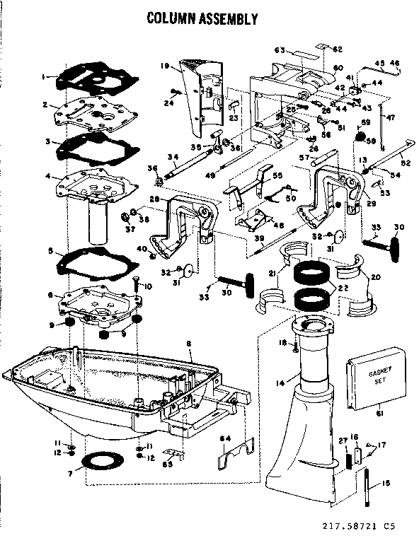 Column assembly