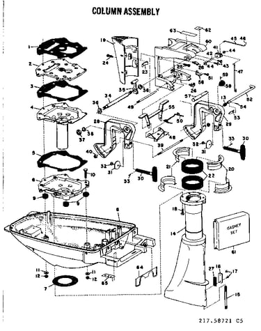 Column assembly