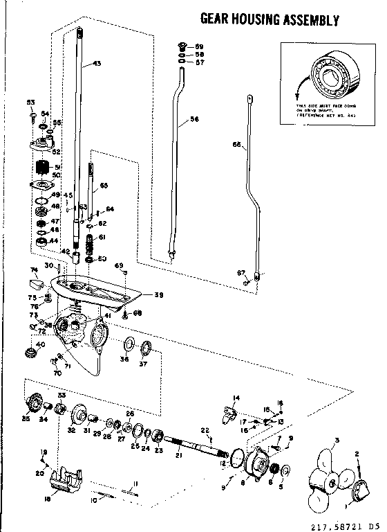 GEAR HOUSING ASSEMBLY