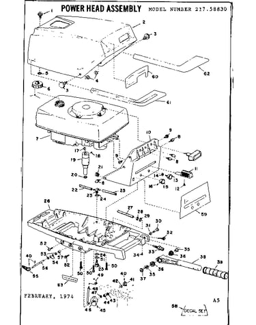 Power head assembly
